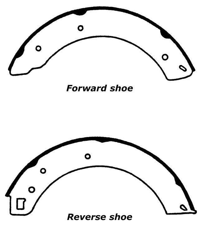 Porterfield Brake Shoes for 1974 LOTUS ELITE