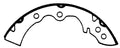 Porterfield Brake Shoes for 1980 MAZDA RX 7