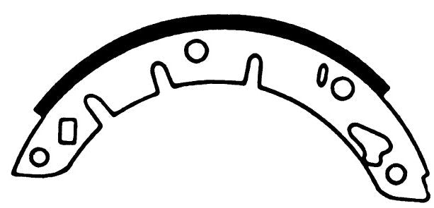 Porterfield Brake Shoes for 1971 MG MGB