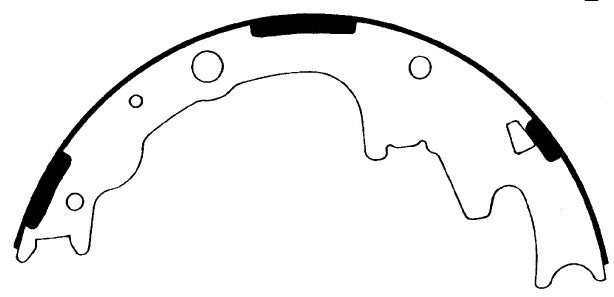 Porterfield Brake Shoes for 1997 FORD RANGER 2WD 9" Rear Shoe