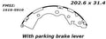 Porterfield Brake Shoes for 2006 KIA RIO R/drums