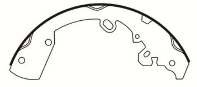 Porterfield Brake Shoes for 2010 DODGE DAKOTA  2WD