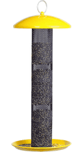 PLASTIC YELLOW FINCH TUBE