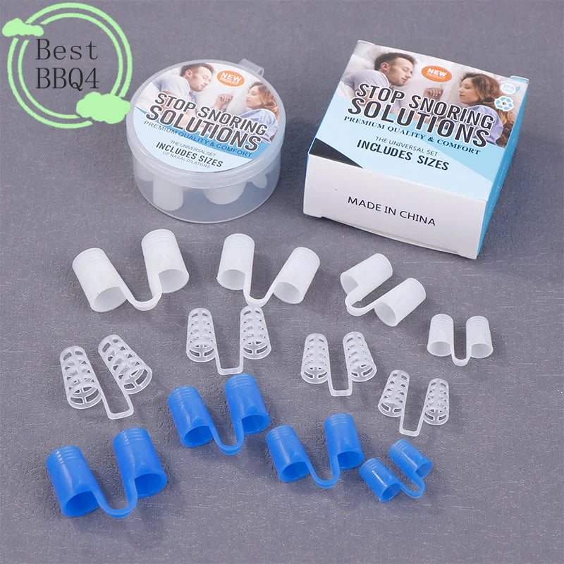 Silicone Anti Snore Nasal Dilators | 4/8 Pack Snoring Aid Nose Clips