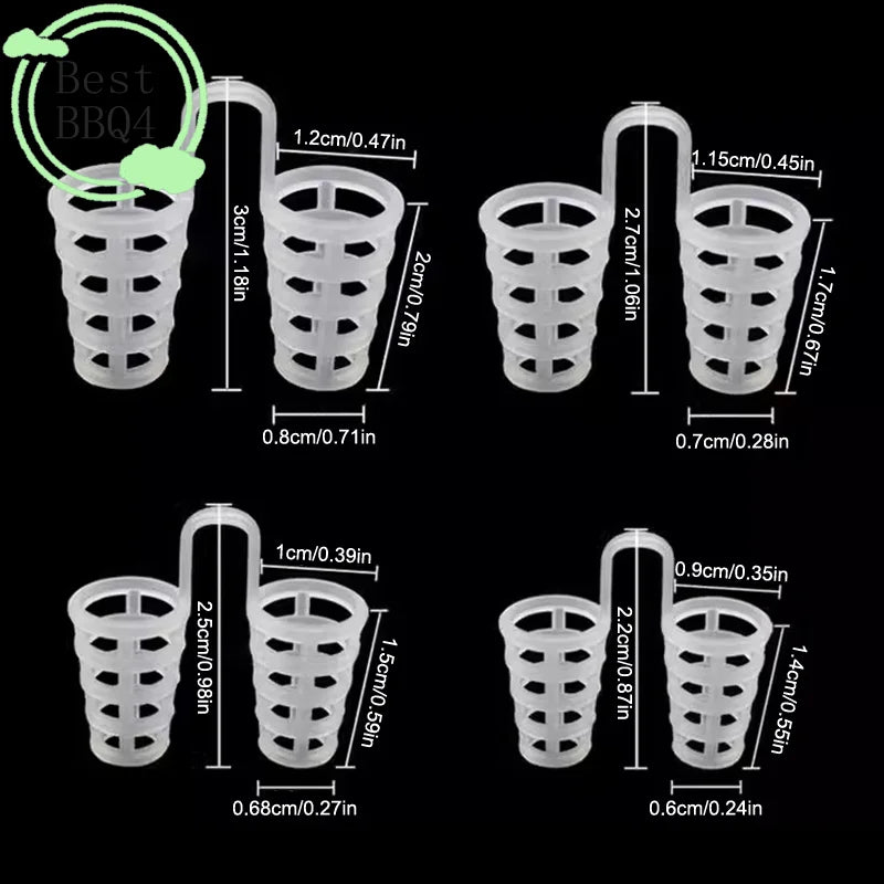 Silicone Anti Snore Nasal Dilators | 4/8 Pack Snoring Aid Nose Clips