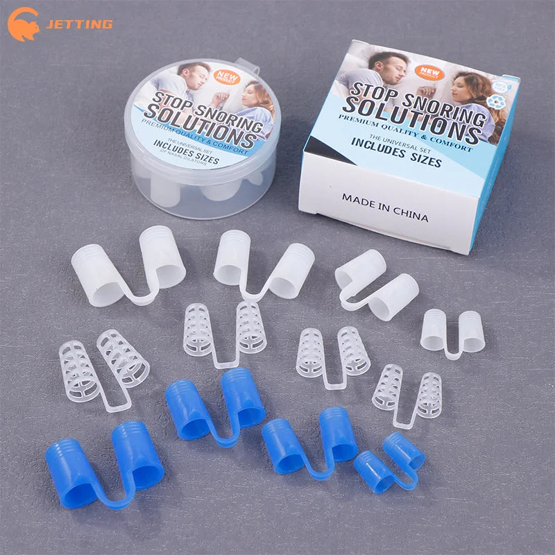 Silicone Anti Snore Nasal Dilators | Snoring Aid Nose Clip Set - PhishStones Products