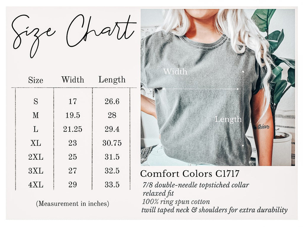 Moon Chain Celestial Comfort Colors Tee