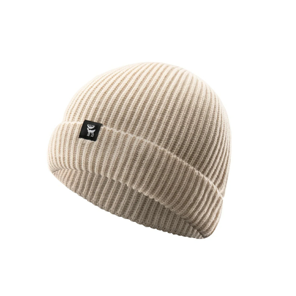 Slouchy Knit Beanie for Men Women Warm Knitted Winter Hat