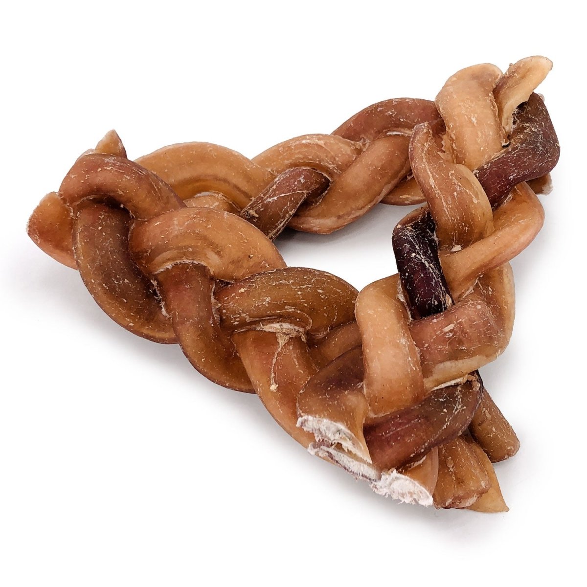 ValueBull Braided Bully Sticks for Large Dogs, Thick 6 Inch, 25 Count