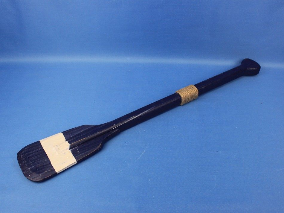 Wooden Pembrooke Decorative Squared Rowing Boat Oar w/ Hooks 24""