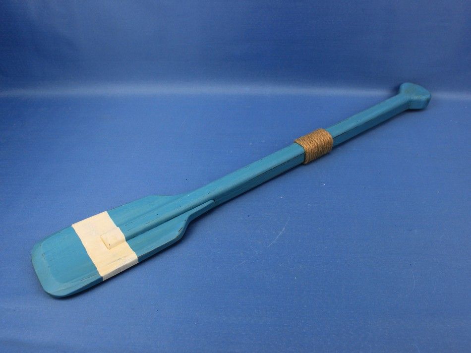 Wooden Barton Decorative Squared Rowing Boat Oar w/ Hooks 24""