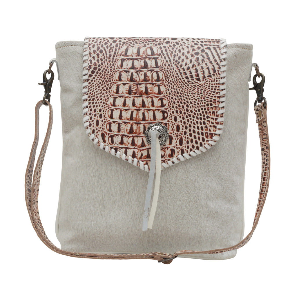 SMOKEY AZTECA LEATHER & HAIRON BAG - PhishStones Products