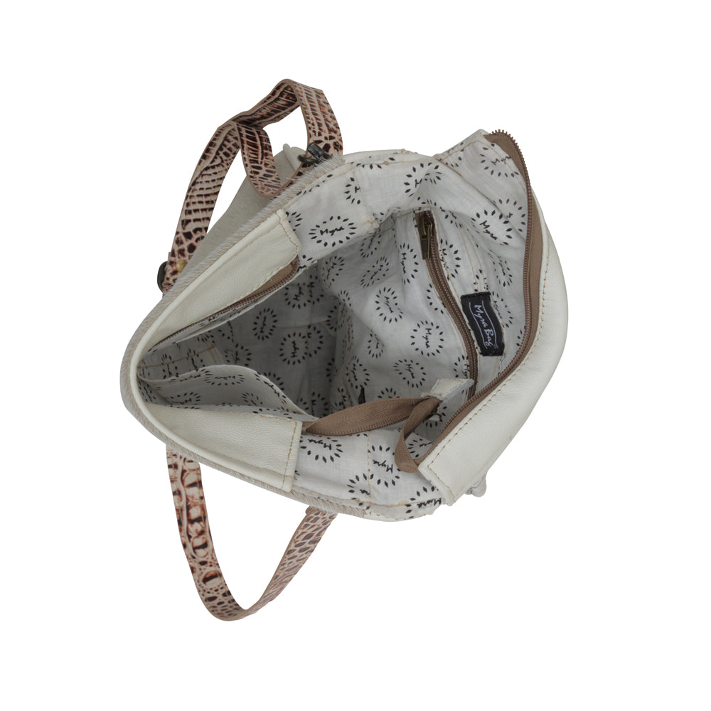 SMOKEY AZTECA LEATHER & HAIRON BAG - PhishStones Products