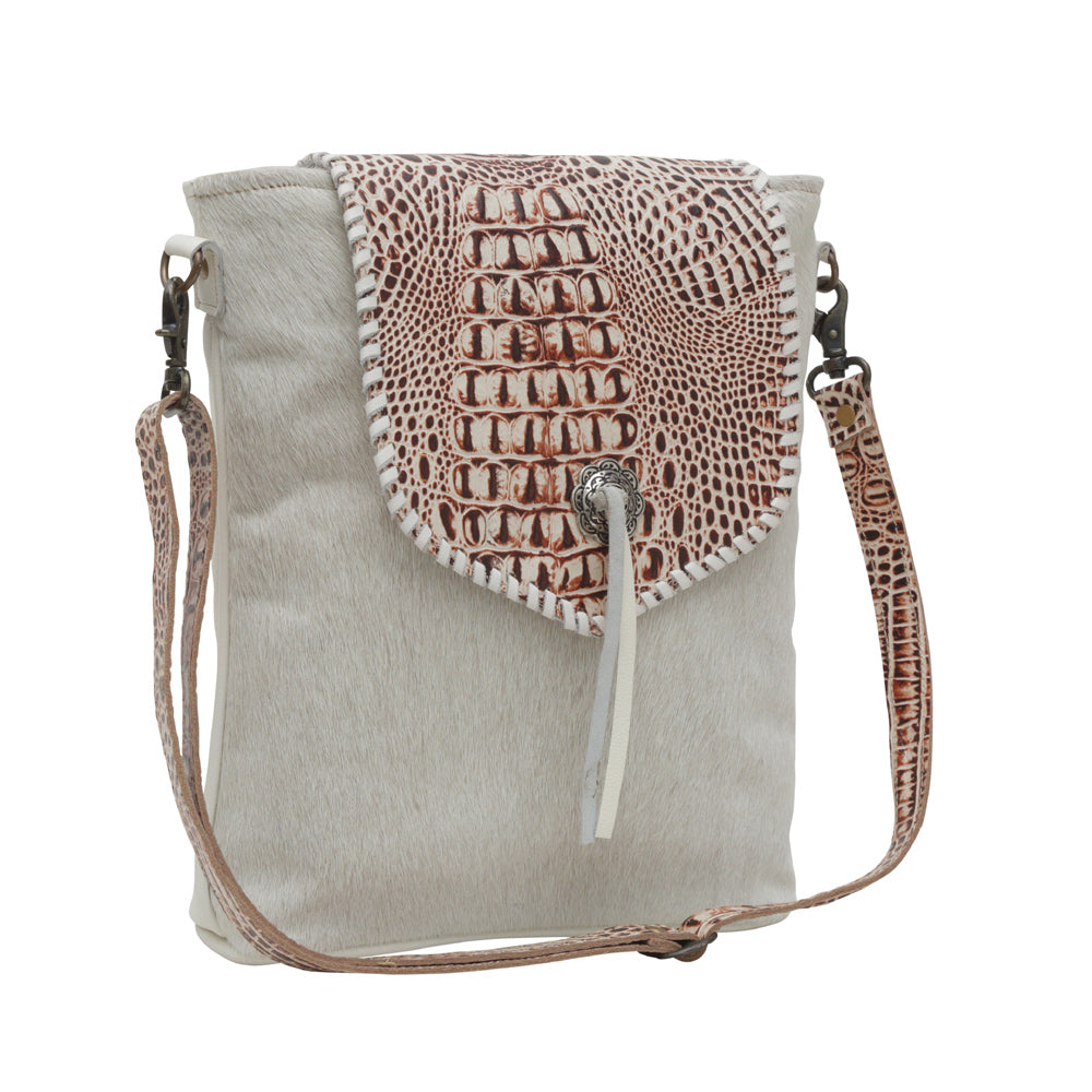 SMOKEY AZTECA LEATHER & HAIRON BAG - PhishStones Products