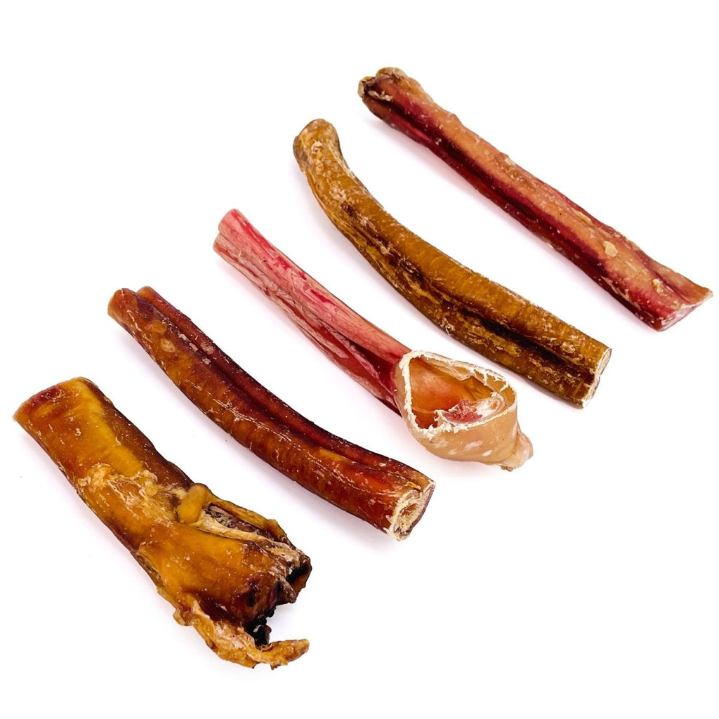 ValueBull Bully Sticks for Large Dogs, Jumbo 4-6 Inch, Varied Shapes, 25 Count