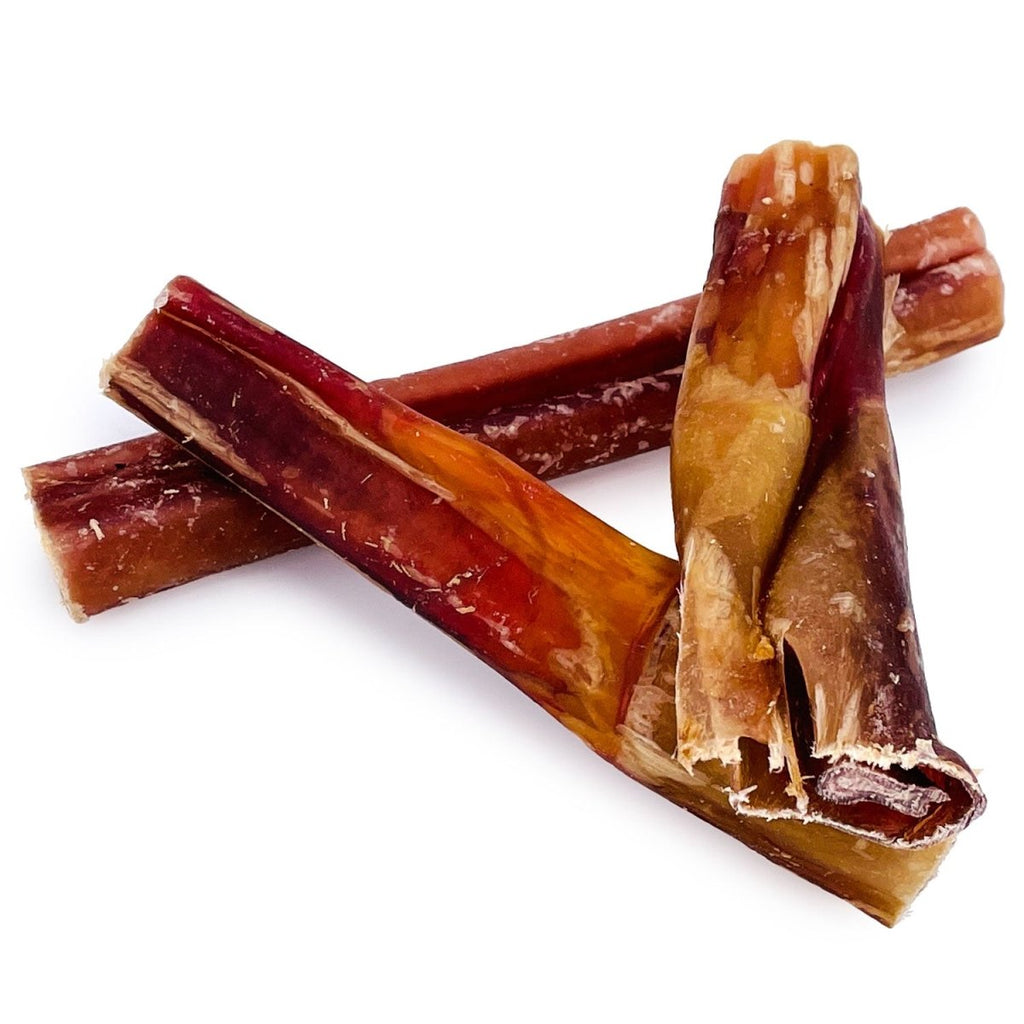 ValueBull Bully Sticks for Large Dogs, Thick 4-6 Inch, Varied Shapes, 25 Count