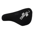Snafu BMX Padded Fat Pivotal Seat - Black/White