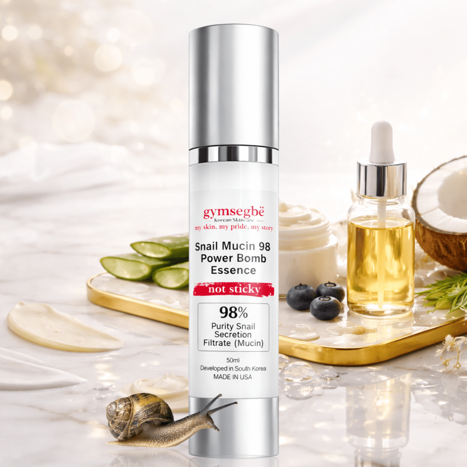 Snail Mucin 98 Power Bomb Essence - PhishStones Products