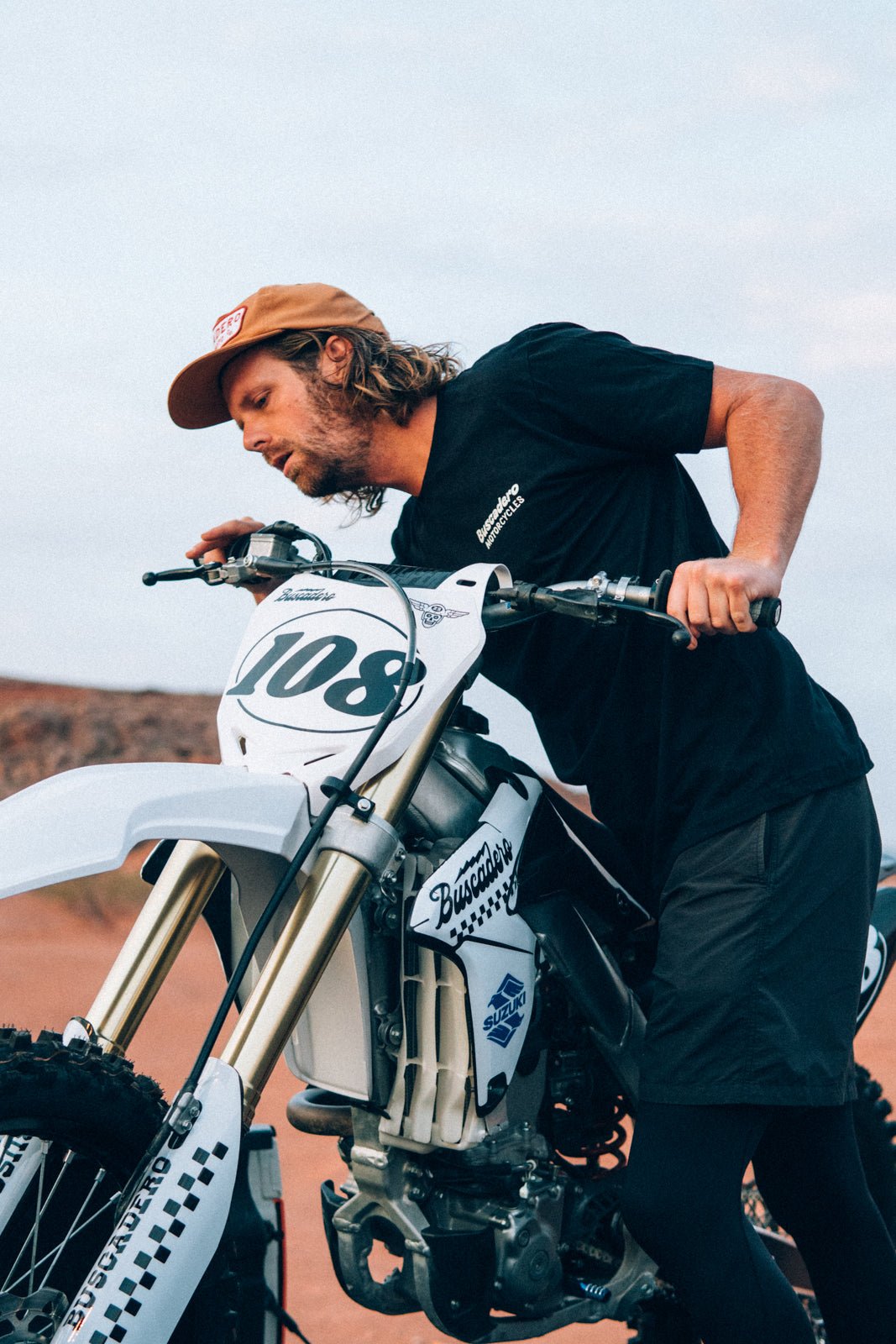 'Snake on Wheels' Black Lightweight Soft Tee