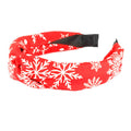 Snowflake Burnout Knot Headband