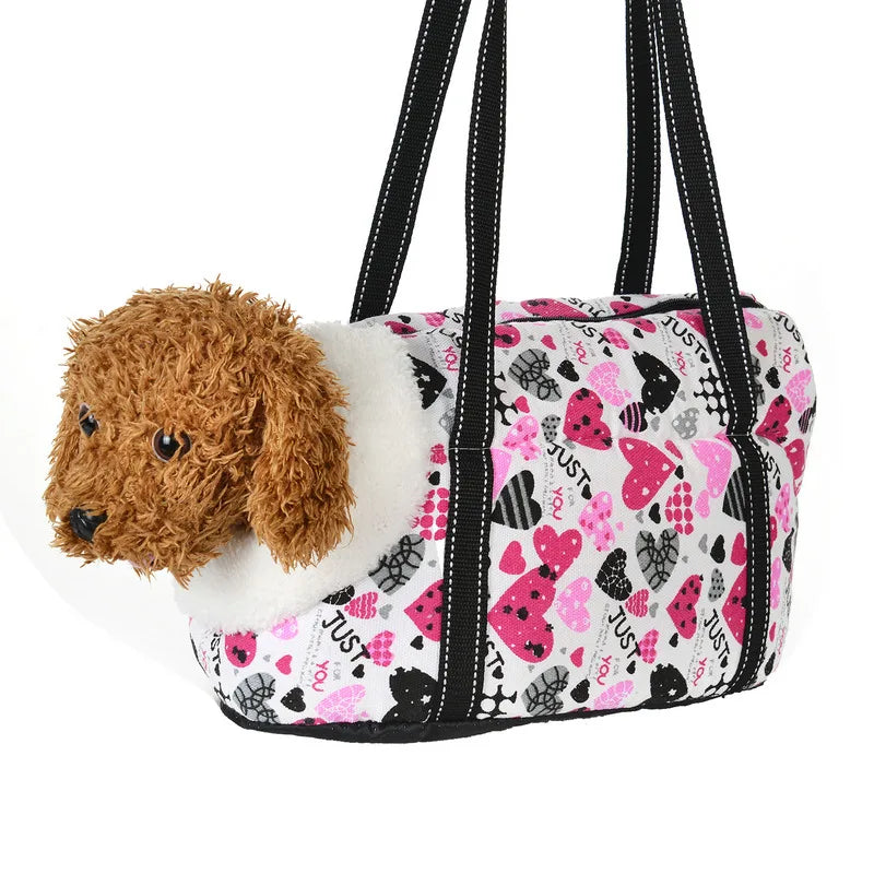 Soft Breathable Pet Carrier Backpack for Small Dogs & Cats — Sling Shoulder Bag, Sizes S & L (40×18×20 cm / 15.7×7.1×7.9 in; 50×23×28 cm / 19.7×9.1×11 in) - PhishStones Products