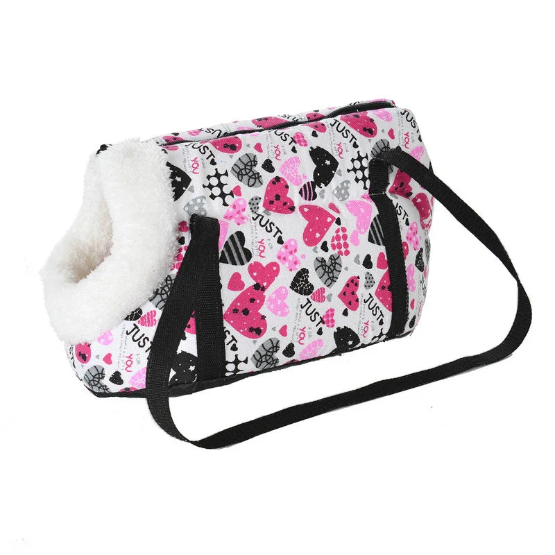 Soft Breathable Pet Carrier Backpack for Small Dogs & Cats — Sling Shoulder Bag, Sizes S & L (40×18×20 cm / 15.7×7.1×7.9 in; 50×23×28 cm / 19.7×9.1×11 in) - PhishStones Products