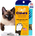 Soft Claws Cat Nail Caps for Large Cats – (40 Caps, Black & Gold) - Made in USA - Veterinarian - Developed | Protects Furniture & Skin - Easy to Apply, Long - Lasting Anti - Scratch Soft Cat Claw Covers - PhishStones Products