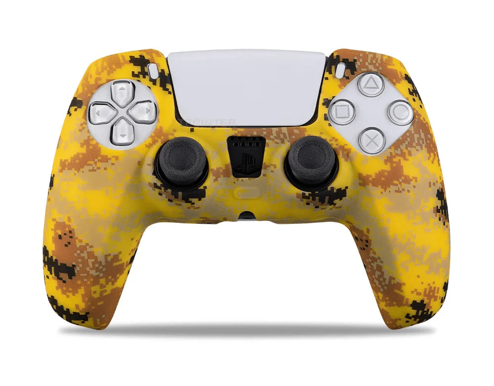 Soft Silicone Controller Cover for PS5 | Anti-Slip Protective Case with Camouflage Design