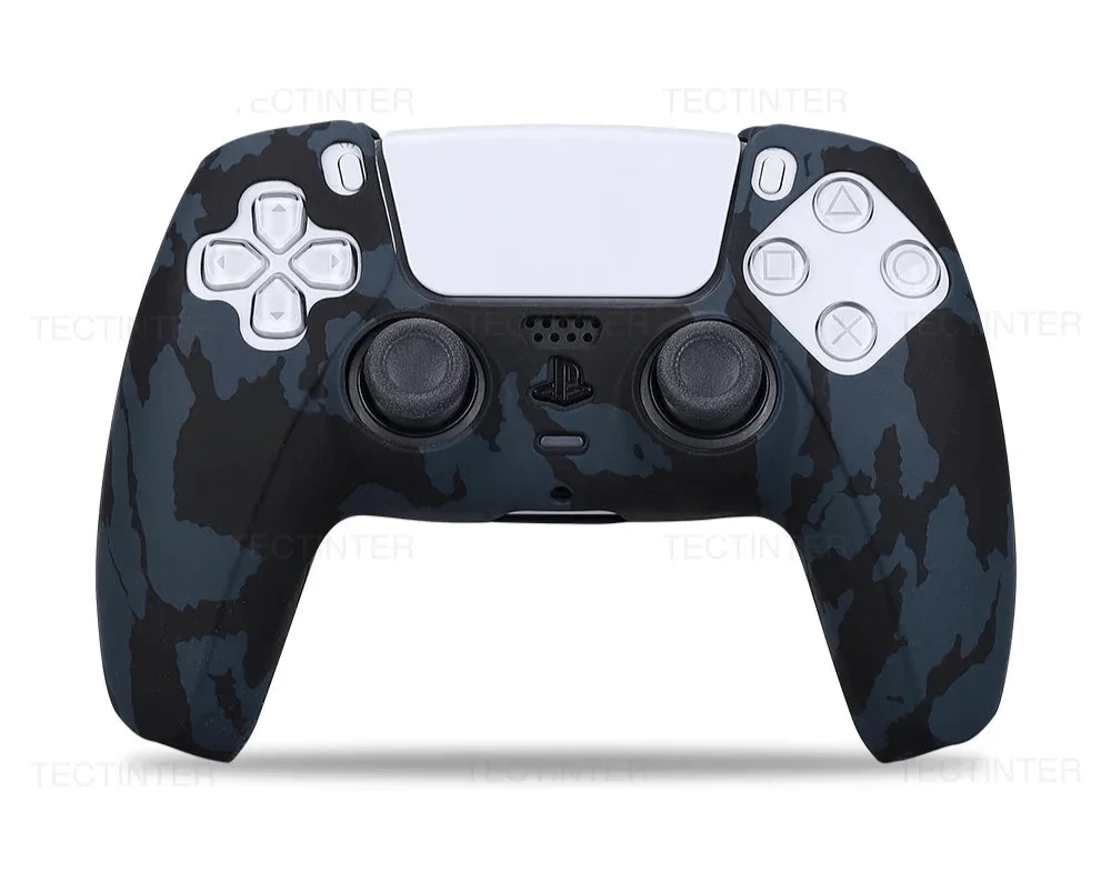 Soft Silicone Controller Cover for PS5 | Anti-Slip Protective Case with Camouflage Design