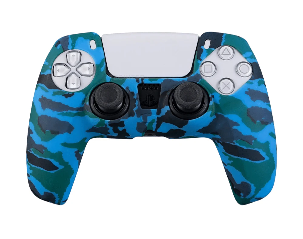 Soft Silicone Controller Cover for PS5 | Anti-Slip Protective Case with Camouflage Design
