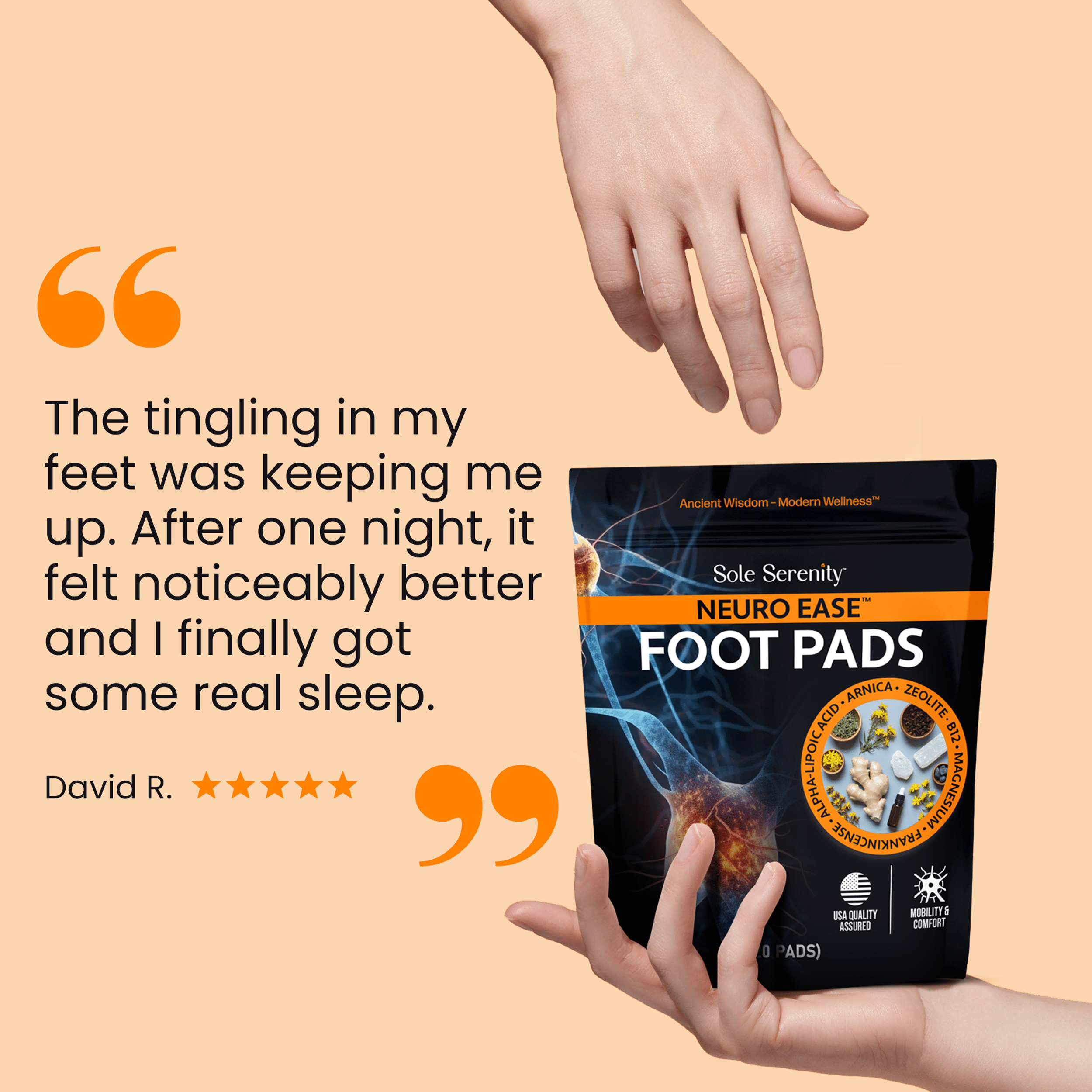 Neuropathy Nerve Discomfort Support Pads