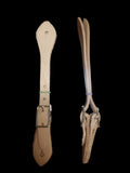 Kid's Plain Leather Spur Straps