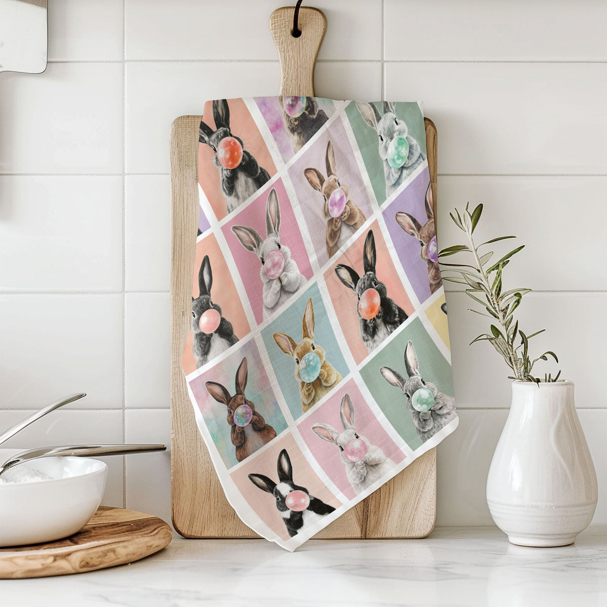 Bunny Bubbles Towel