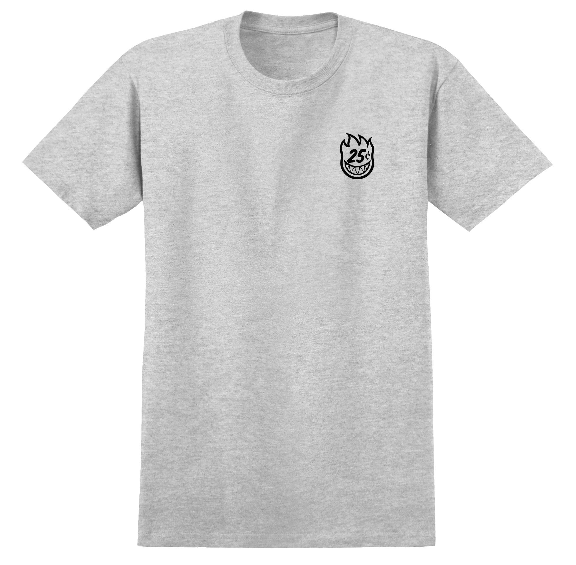 Spitfire X QS Snackman Tee - Heather Grey/Black