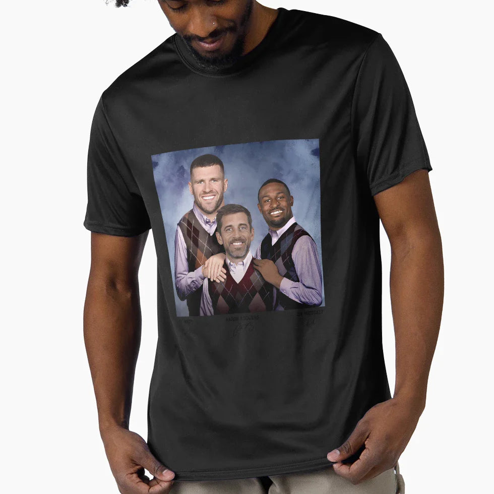 AR Dk Metcalf T J Watt Football T-Shirt - Graphic Print Unisex