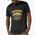 Draftsburgh Built Football Pittsburgh T-Shirt - Novelty Apparel Men Women