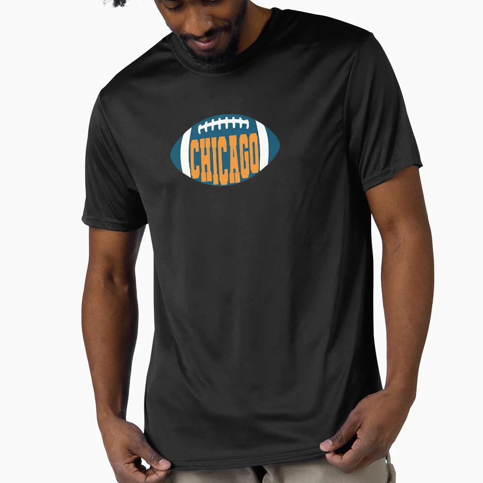 Chicago Football T-Shirt - Custom Art Print Men Women