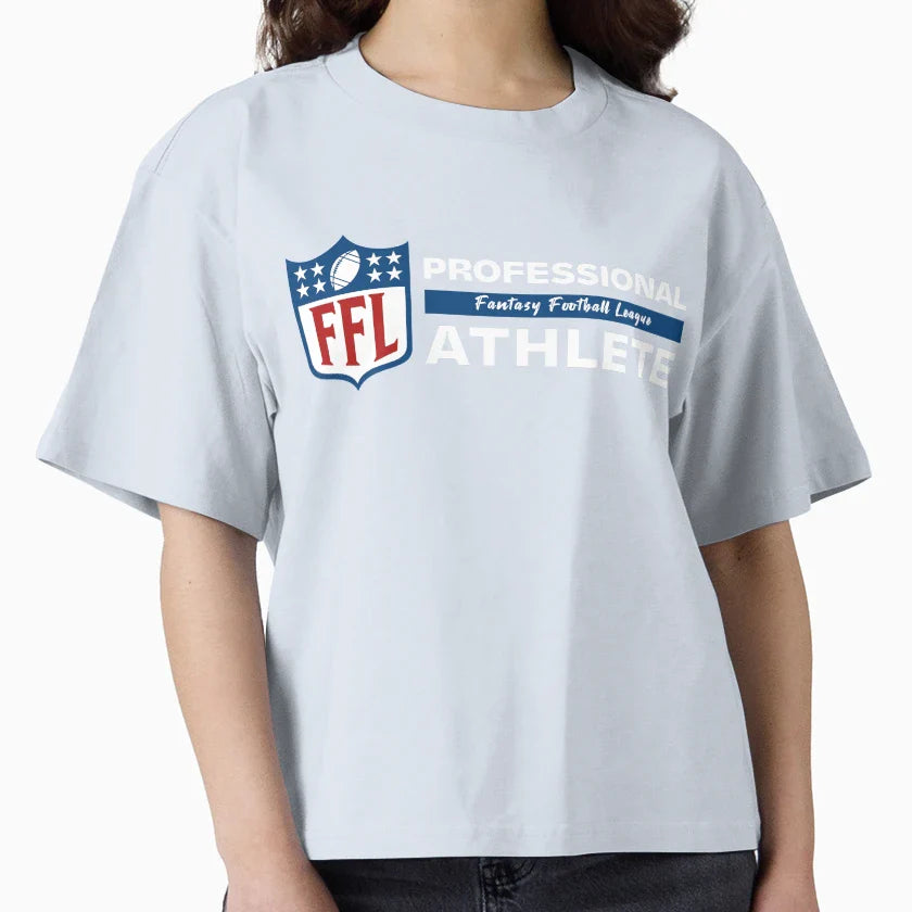 Professional Fantasy Football Athlete T-Shirt - Unique Graphic Men Women