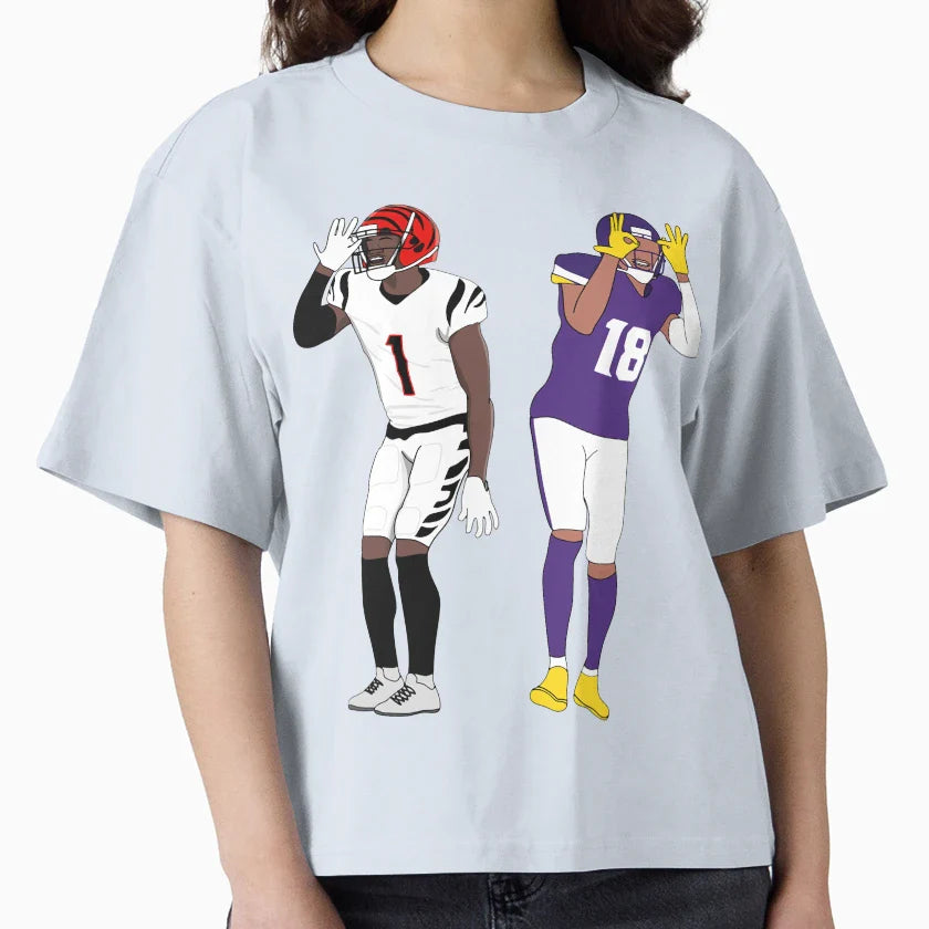 Griddy Duo T-Shirt - Unique Graphic for Adults