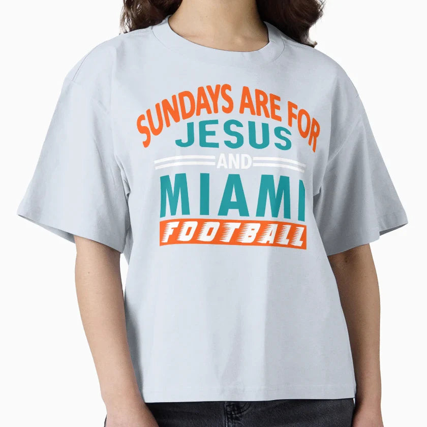 Miami Pro Football Fun Day Sunday T-Shirt - Aesthetic Graphic Unisex
