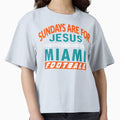 Miami Pro Football Fun Day Sunday T-Shirt - Aesthetic Graphic Unisex