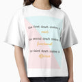Writing Drafting Process Advice T-Shirt - Fun Novelty Design for Adults