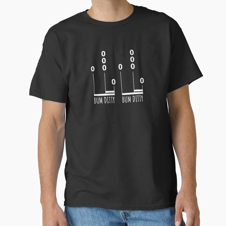 Clawhammer Banjo Bum Ditty Tab T-Shirt - Unique Graphic for Adults