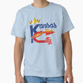 Kansas City Sports Hybrid Fan Gift T-Shirt - Fun Novelty Design for Adults
