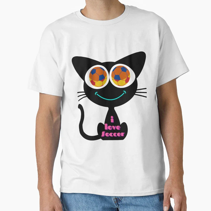 I Love Soccer T-Shirt - Aesthetic Graphic Unisex