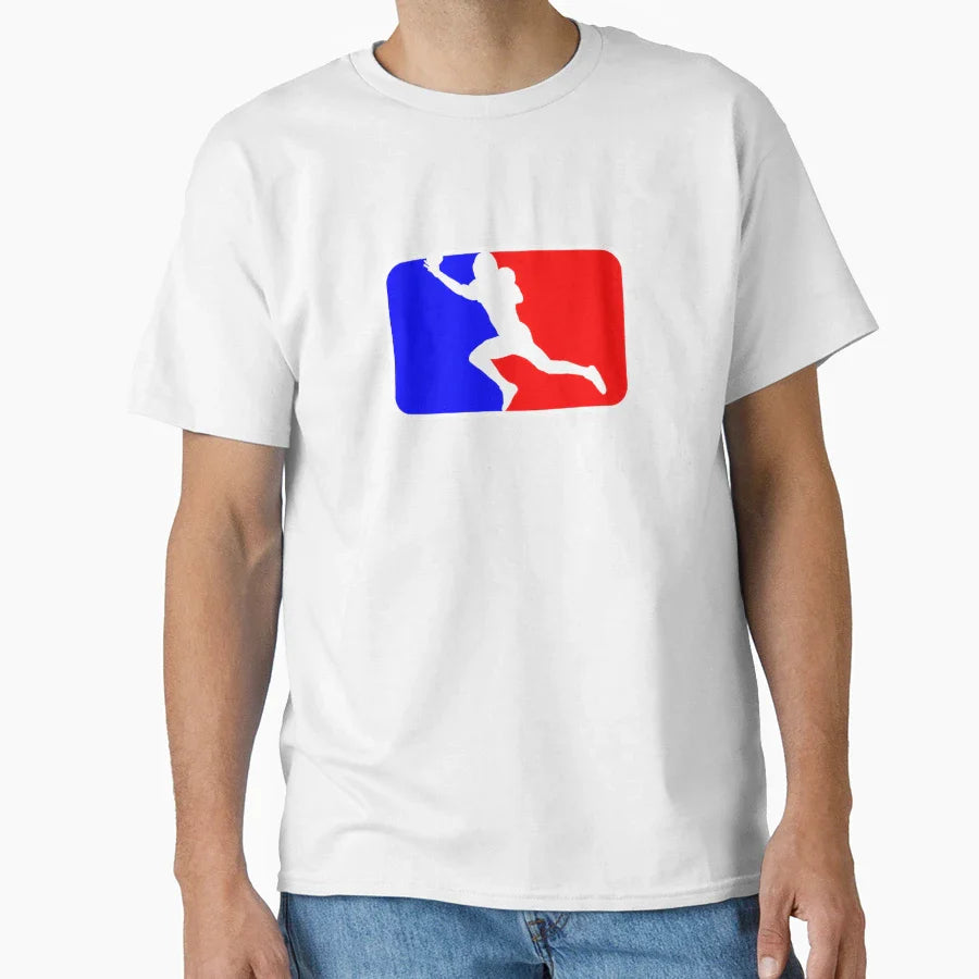 Football Logo Wide Reciever T-Shirt - Fun Novelty Design Men Women