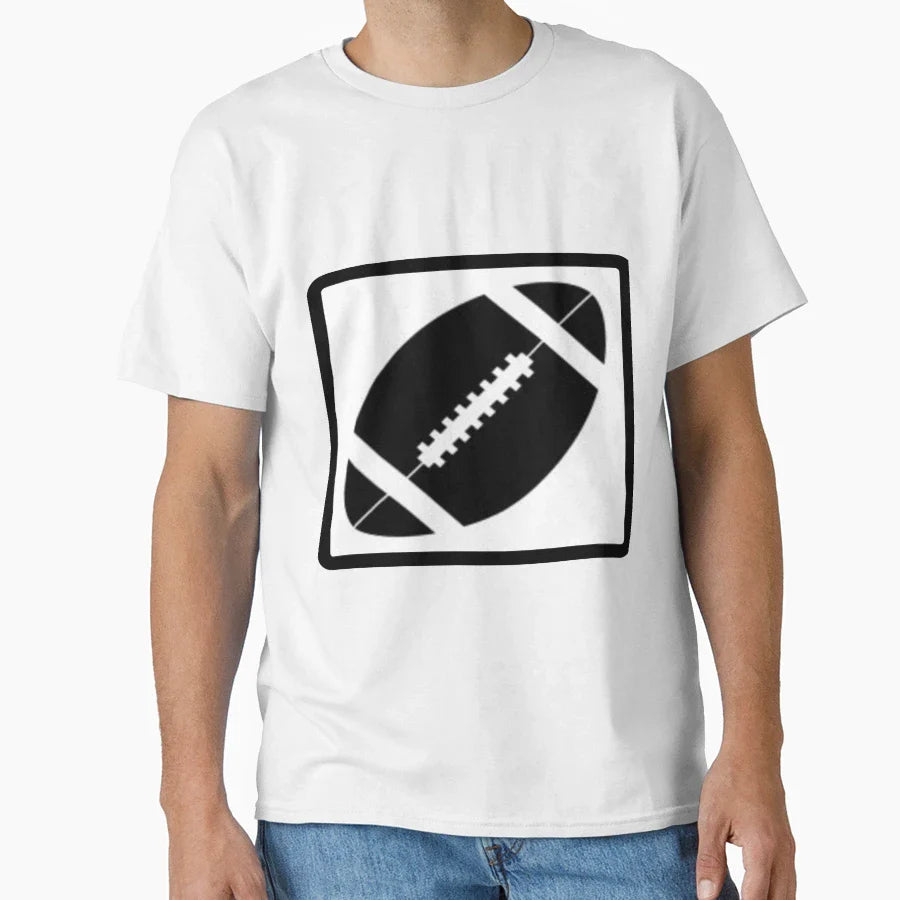 American Football Ball T-Shirt - Streetwear Style Unisex