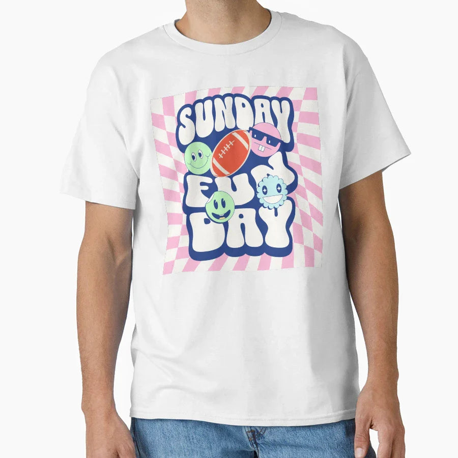 Sunday Funday T-Shirt - Custom Art Print for Adults