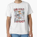 Drake London Bootleg T-Shirt - Minimalist Print Men Women
