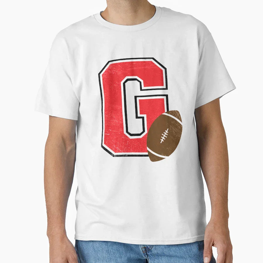 G Football T-Shirt - Unique Graphic for Adults